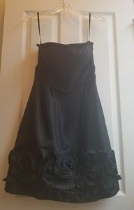 EUC, MAX & CLEO STRAPLESS BLACK DRESS